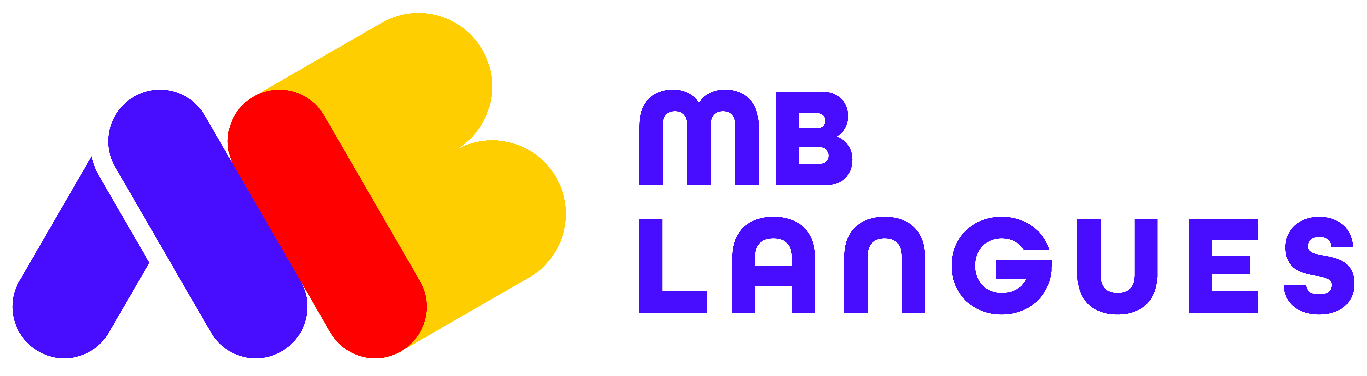 logo horizontal - Formation Professionnelle Langues Béziers - MB Langues - 001